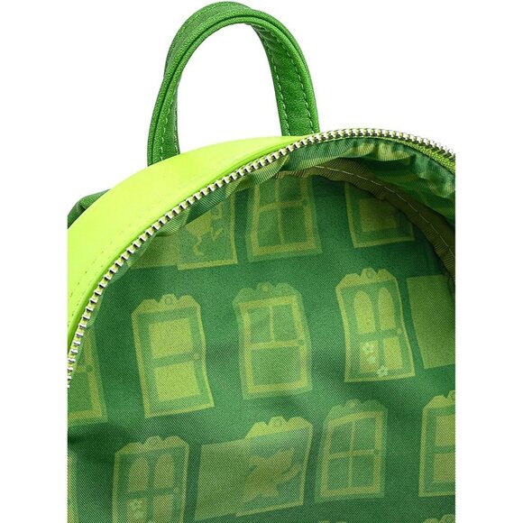 Disney Monsters Inc Mike Wazowski Womens Faux Leather Shoulder Bag Purse - Picture 5 of 6